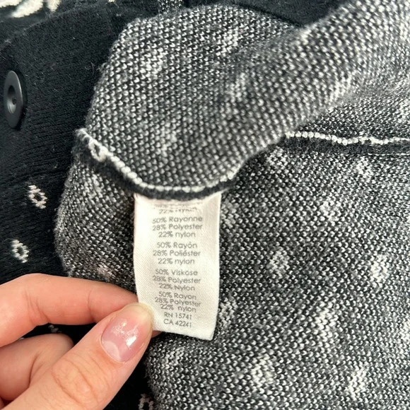 PJ Salvage Women's Loungewear Alpine Nights Cardigan warm comfy cabin sz sm - Picture 5 of 11